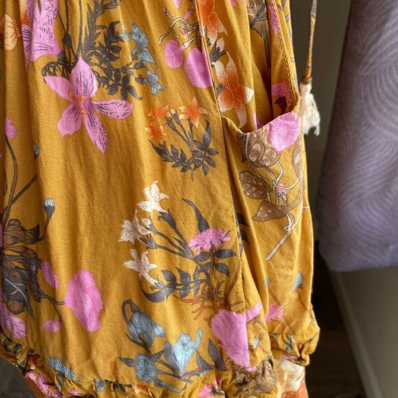 Cotton Lance Cade turmeric colored dress - Picture 5 of 6